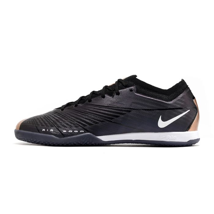 2023 Nike Air Zoom Mercurial Vapor XV Elite IC Retro Black Copper Metallic White
