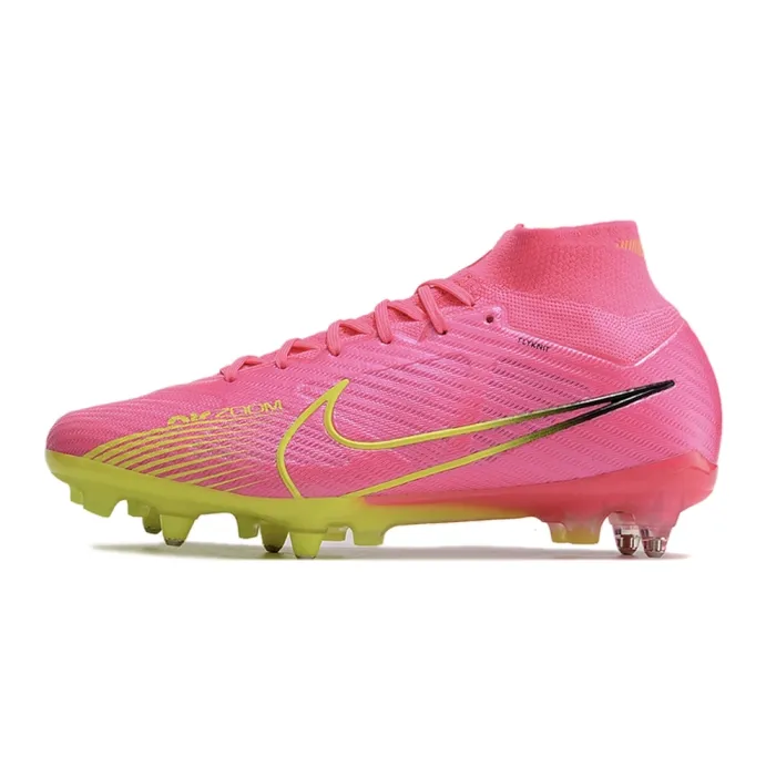 2023 Nike Zoom Mercurial Superfly 9 Elite SG Anti-Clog Pink Blast Volt Gridiron