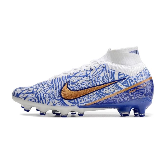 2023 Nike Zoom Mercurial Superfly Elite IX CR7 AG-Pro White Metallic Copper Concord