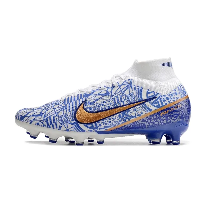 2023 Nike Zoom Mercurial Superfly Elite IX CR7 AG-Pro White Metallic Copper Concord