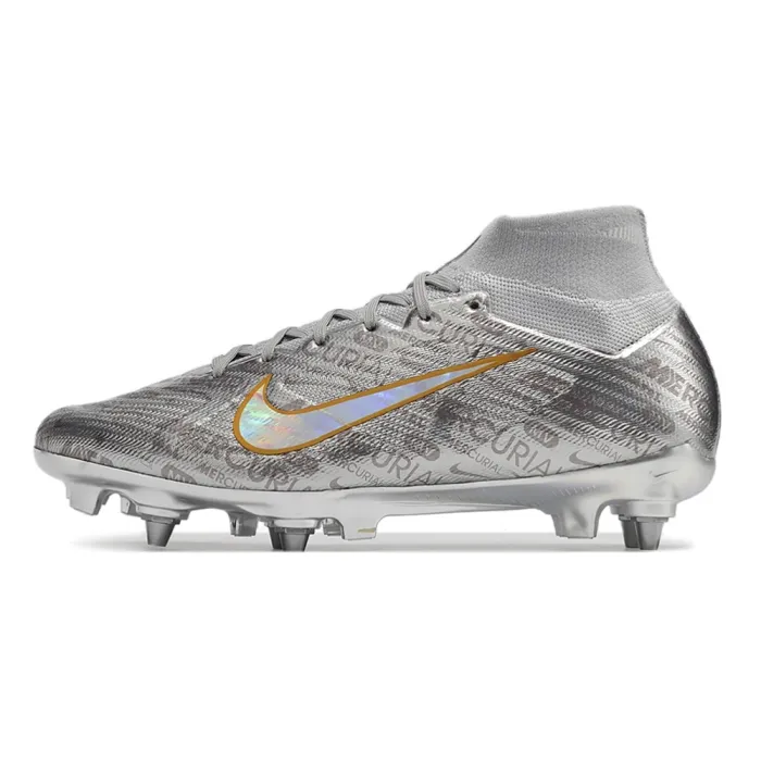 2023 Nike Zoom Mercurial Superfly IX Elite XXV SE SG-Pro Metallic Silver Black Wolf Grey