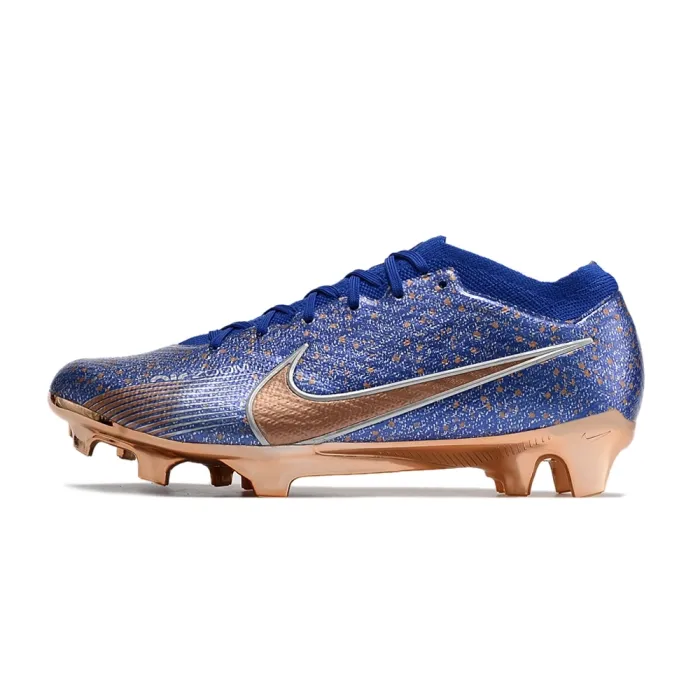 2023 Nike Zoom Mercurial Vapor 15 Elite FG Blue Gold Silver