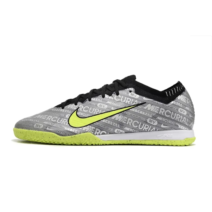 2023 Nike Zoom Mercurial Vapor 15 Elite XXV IC Silver Black Yellow
