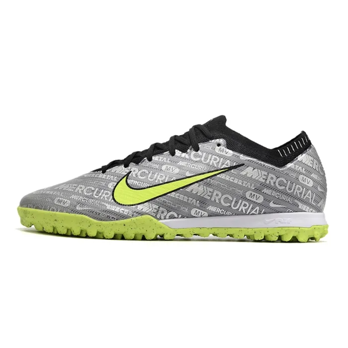2023 Nike Zoom Mercurial Vapor 15 Elite XXV TF Silver Black Yellow