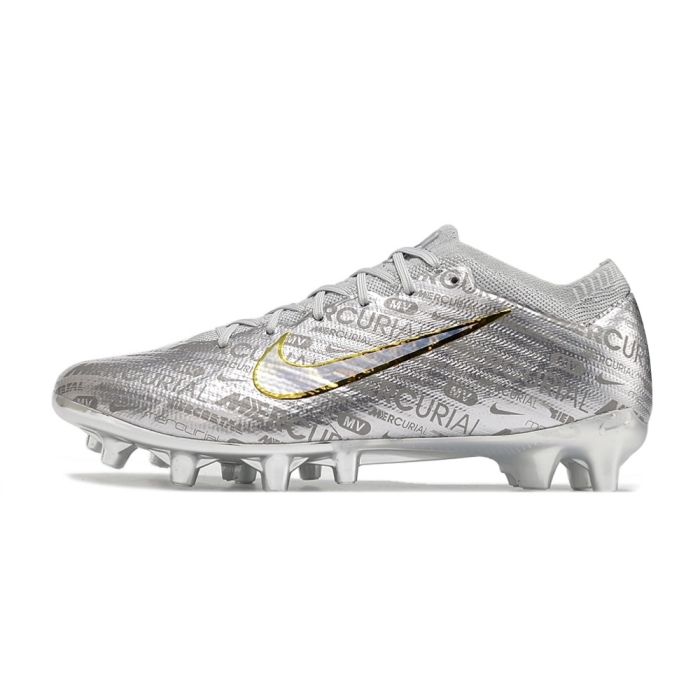 2023 Nike Zoom Mercurial Vapor XV Elite XXV SE AG-Pro Metallic Silver
