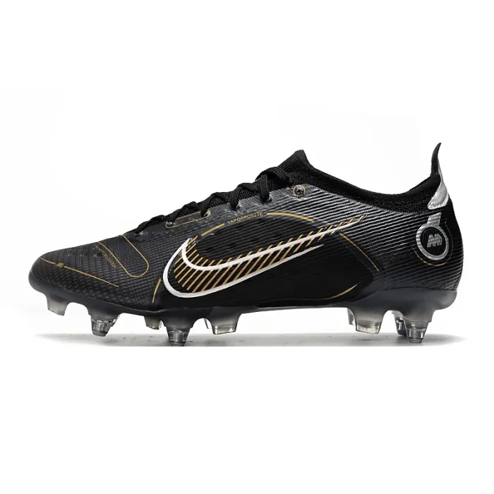 Nike Mercurial Vapor 14 Elite SG-PRO - Black/Metallic Gold/Metallic Silver