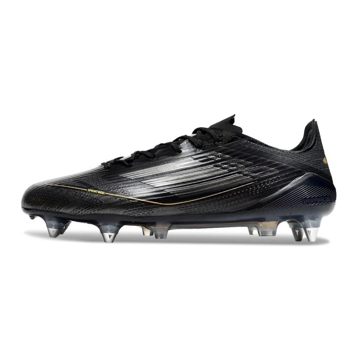 adidas F50 Elite SG Core Black Iron Metal Gold Metallic