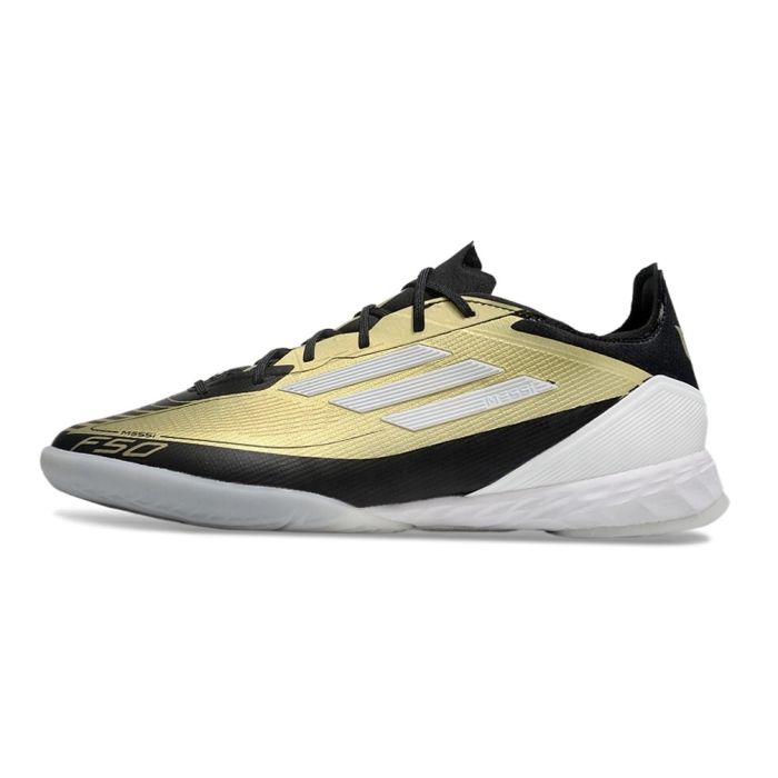adidas F50 Pro Indoor Gold Metallic Ftwr White Core Black