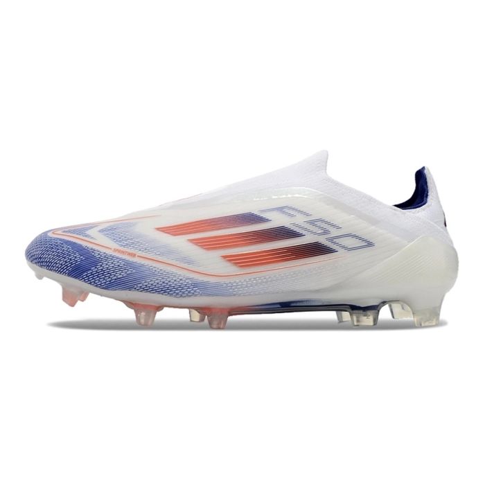 adidas F50 Elite Laceless FG Advancement Footwear White Solar Red Lucid Blue