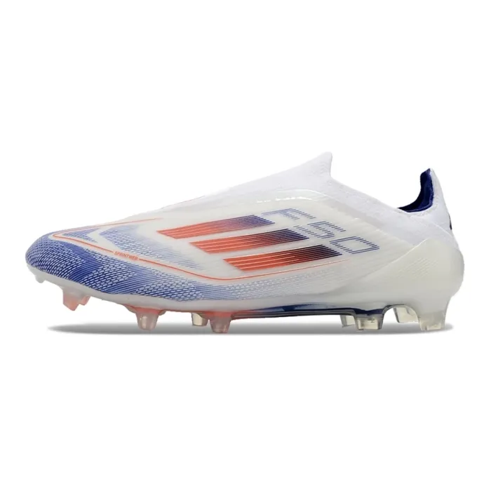 adidas F50 Elite Laceless FG Advancement Footwear White Solar Red Lucid Blue