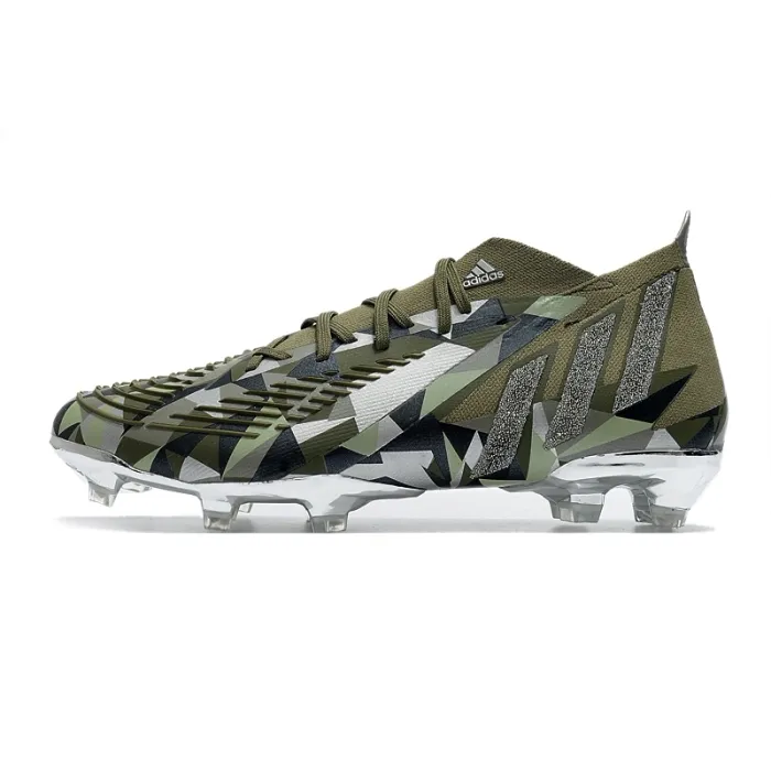 Adidas Predator Edge.1 Crystal FG Focus Olive Silver Metallic Magic Lime