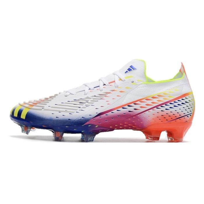 Adidas Predator Edge.1 Low FG White Solar Yellow Power Blue