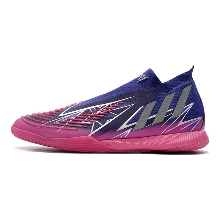 Adidas Predator Edge+ IC Champions Code Team College Purple Silver Metallic Shock Pink