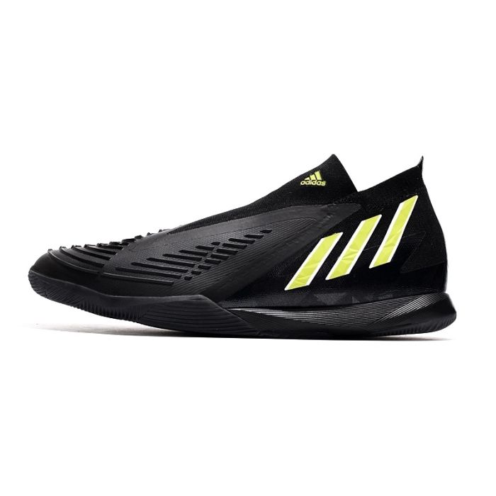 Adidas Predator Edge+ IN Indoor Soccer Black Team Solar Green Red