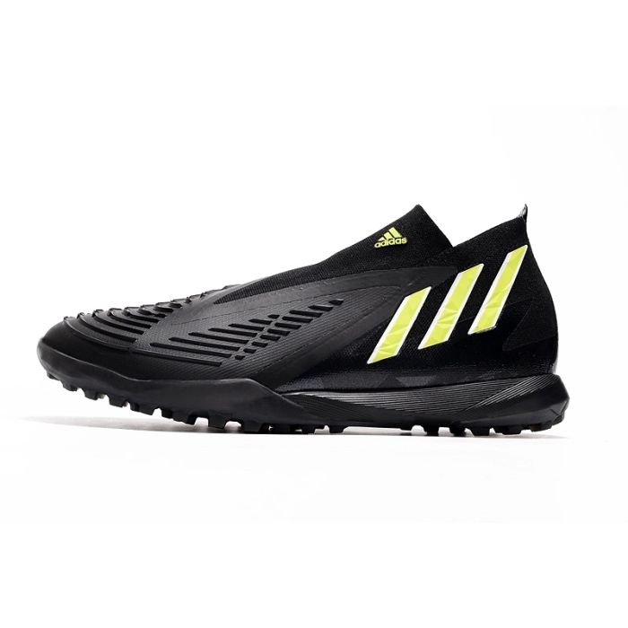 Adidas Predator Edge+ TF Turf Soccer Black Team Solar Green Red
