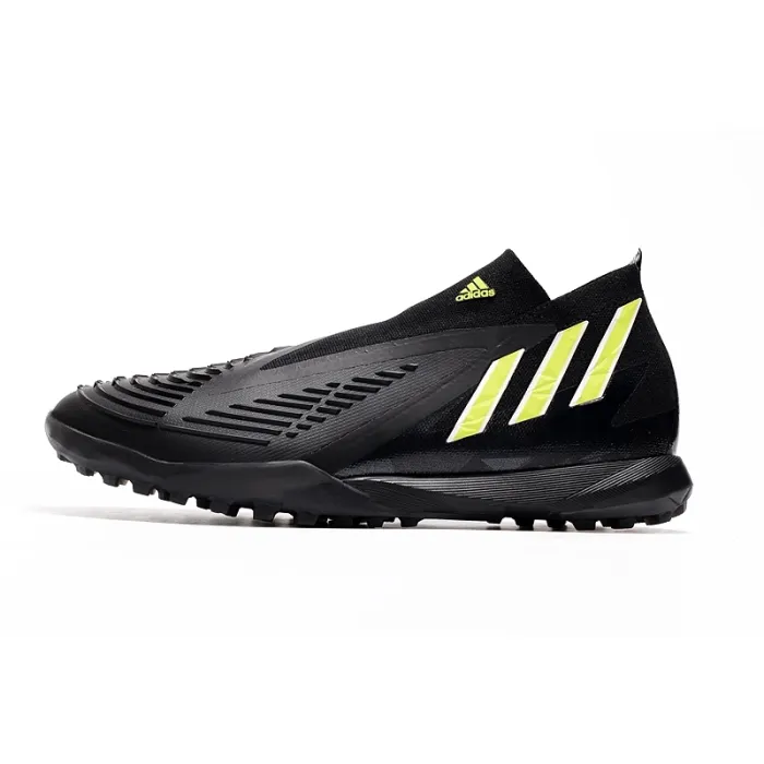 Adidas Predator Edge+ TF Turf Soccer Black Team Solar Green Red