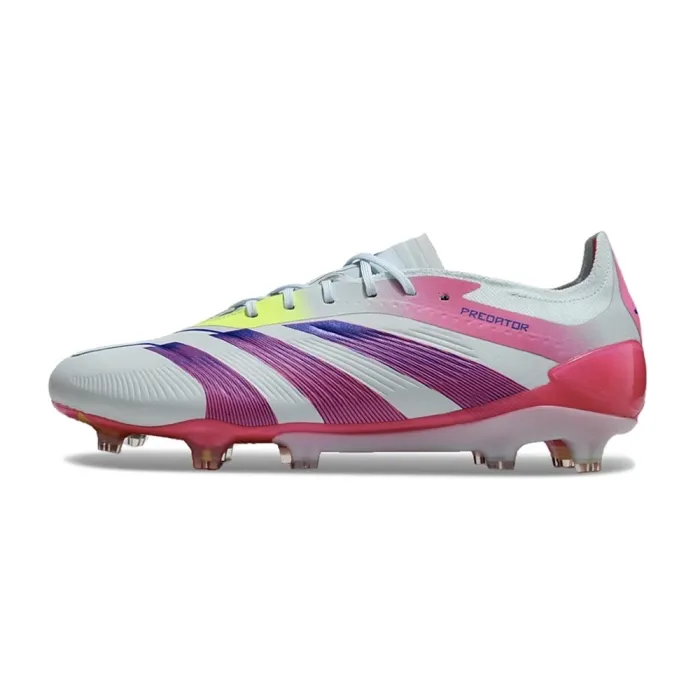 adidas Predator Elite FG Stellar Icon Almost Blue Lucid Pink Semi Solar Yellow