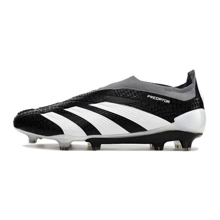 adidas Predator Elite Laceless FG Black White