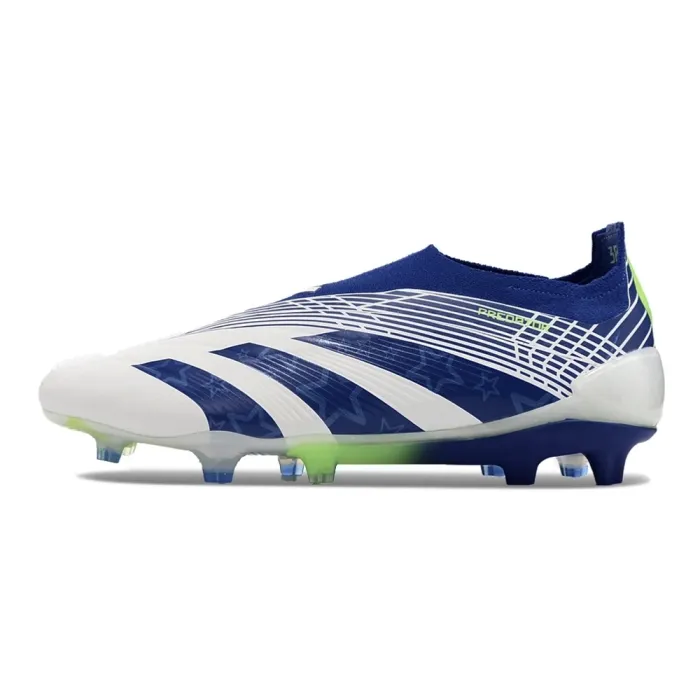 adidas Predator Elite Laceless FG Blue White Green