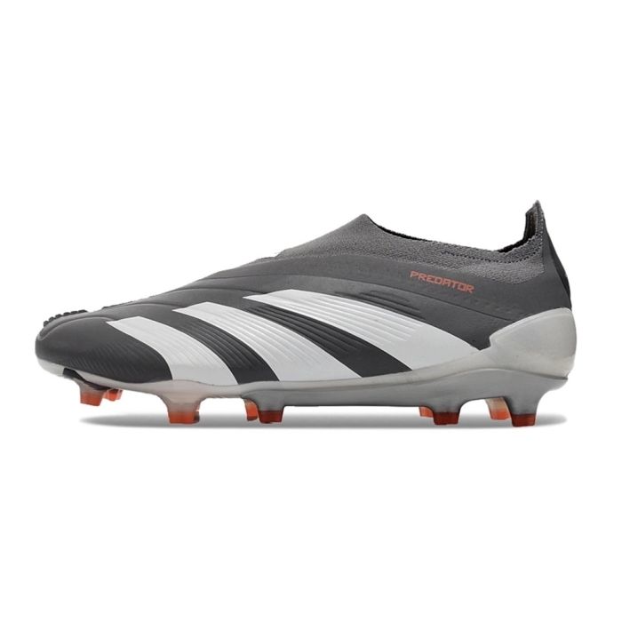 adidas Predator Elite Laceless FG Gray White Red