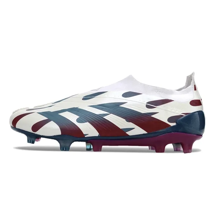 adidas Predator Elite Laceless FG White Pink Multicolor