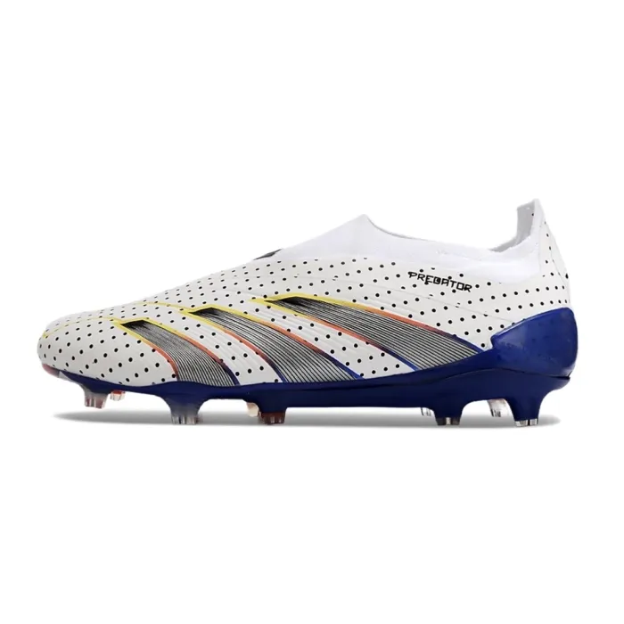 adidas Predator Elite Laceless FG White Silver Multi
