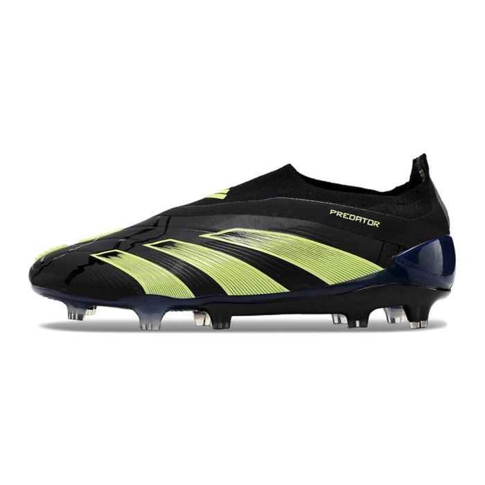adidas Predator Elite Laceless Merky FG Core Black Footwear White Lucid Lemon