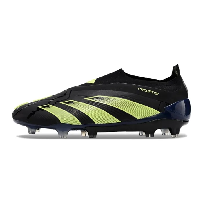 adidas Predator Elite Laceless Merky FG Core Black Footwear White Lucid Lemon