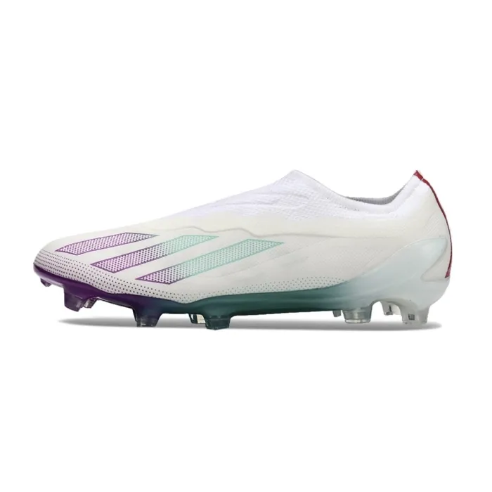 adidas X Crazyfast+ FG White Green Purple