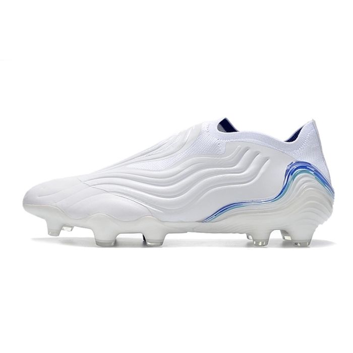 Adidas Copa Sense+ FG White Hi-Res Blue Legacy Indigo