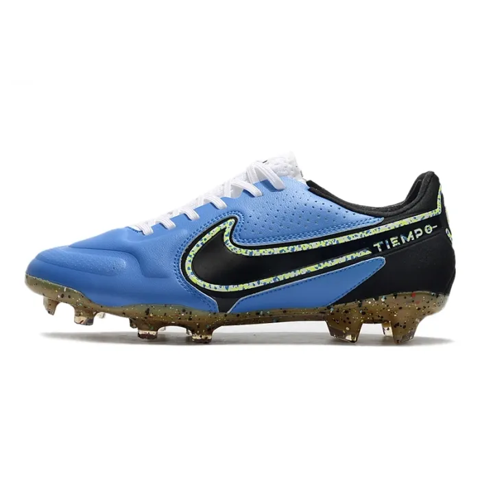 Nike Tiempo Legend 9 Elite FG Photo Blue Yellow Black