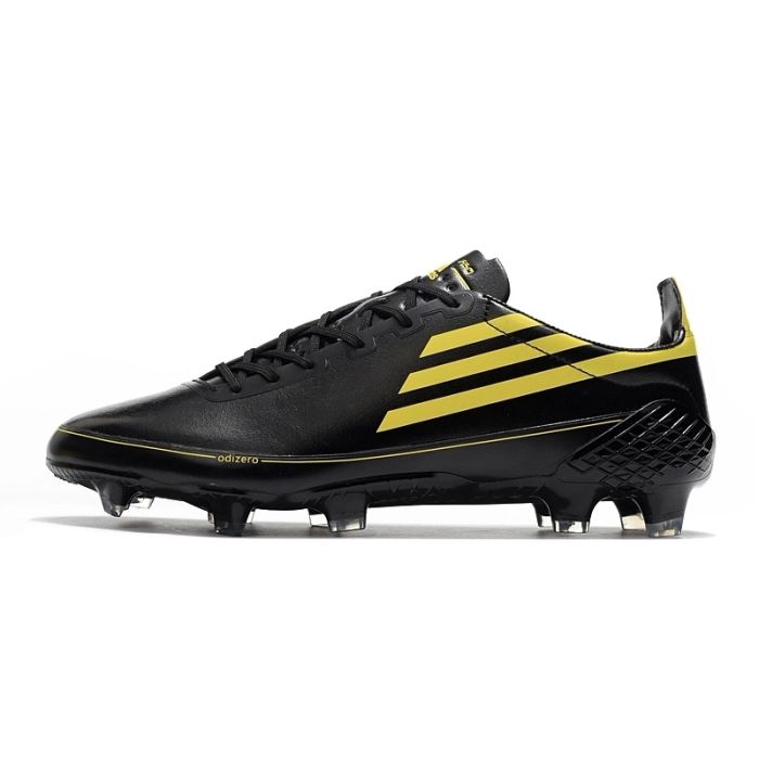Adidas F50 Ghosted Adizero FG Core Black Yellow