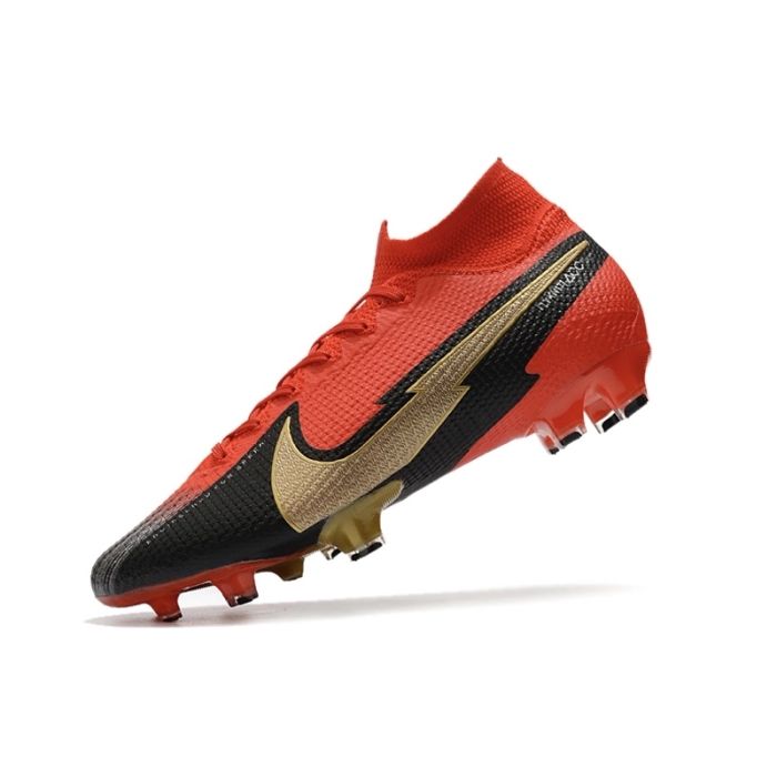 Nike Mercurial Superfly 7 Elite FG Red Gold Black