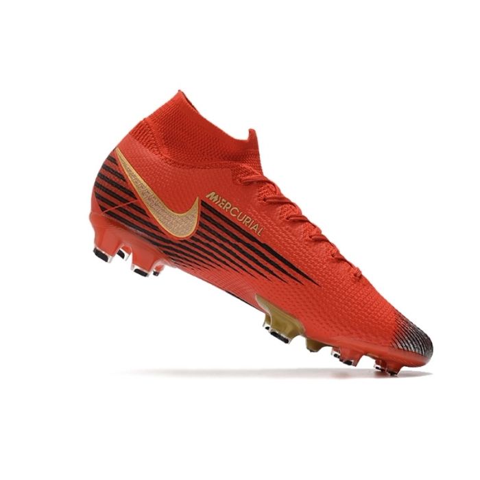Nike Mercurial Superfly 7 Elite FG Red Gold Black