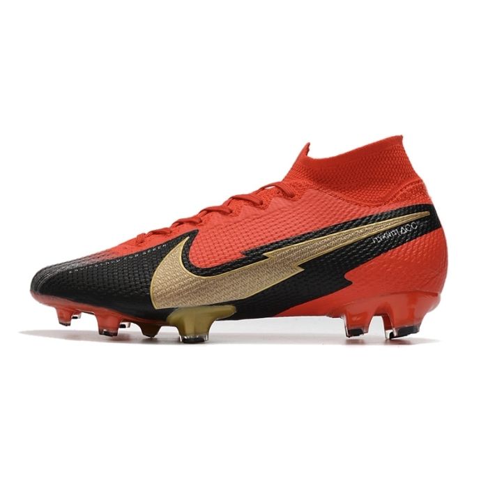 Nike Mercurial Superfly 7 Elite FG Red Gold Black