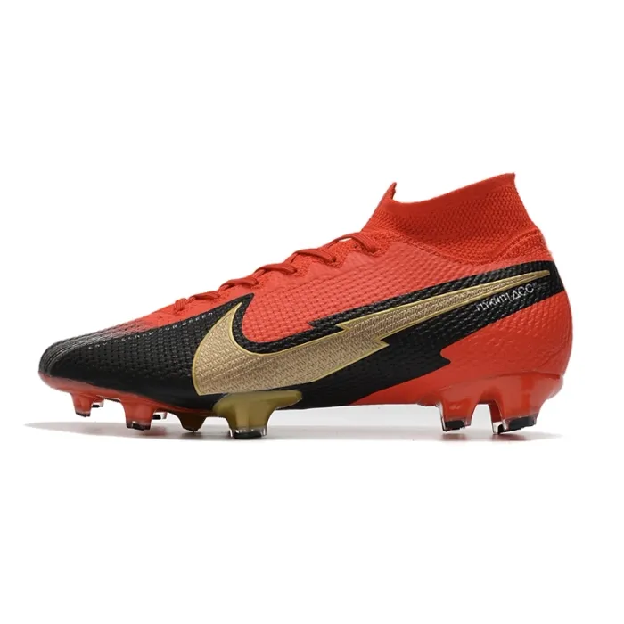 Nike Mercurial Superfly 7 Elite FG Red Gold Black