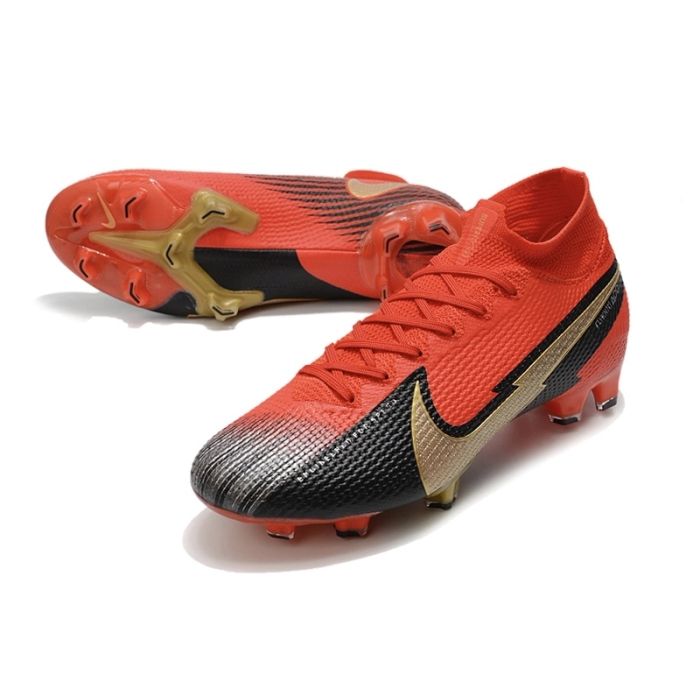 Nike Mercurial Superfly 7 Elite FG Red Gold Black