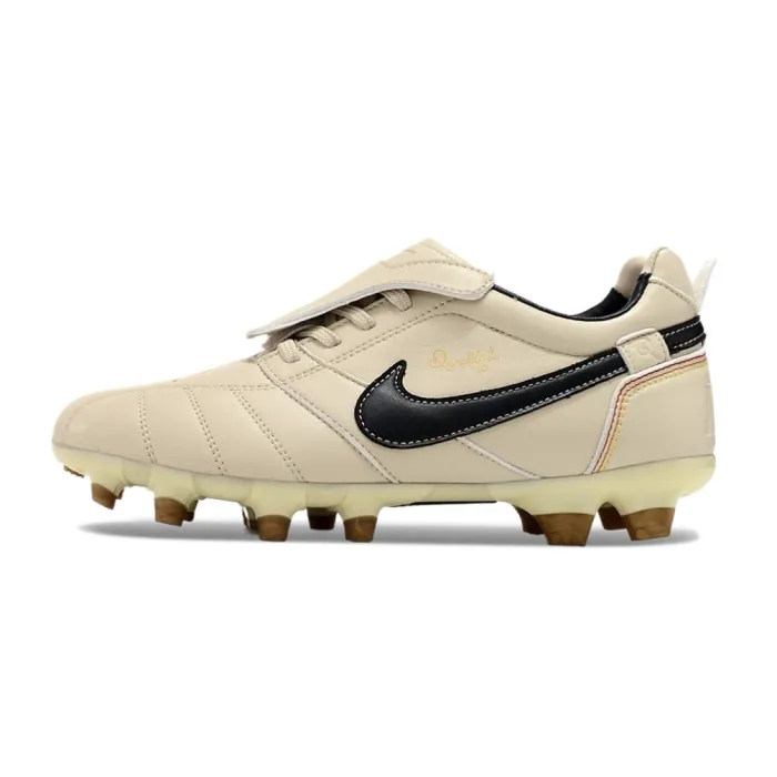 Nike Tiempo Ronaldinho R10 FG 2006 Pearl White Navy Gold