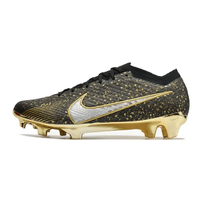Nike Mercurial Vapor 15 Elite FG Black Gold Silver