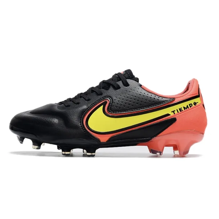 Nike Tiempo Legend 9 Elite FG Black Red Yellow