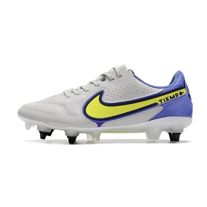 Nike Tiempo Legend 9 Elite SG Pro Grey Fog Volt Sapphire