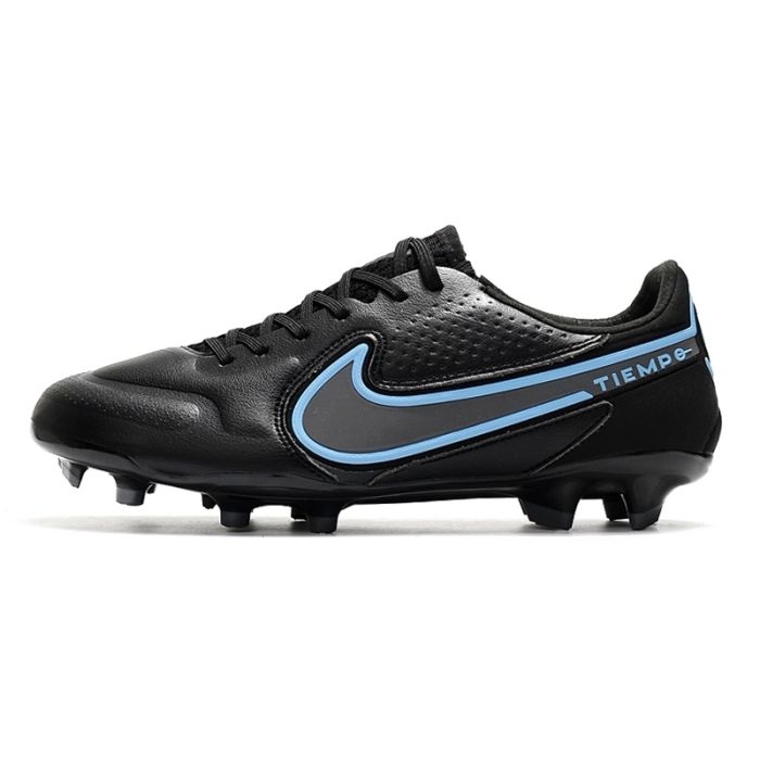 Nike Tiempo Legend IX Elite FG - Black/Black/Iron Grey