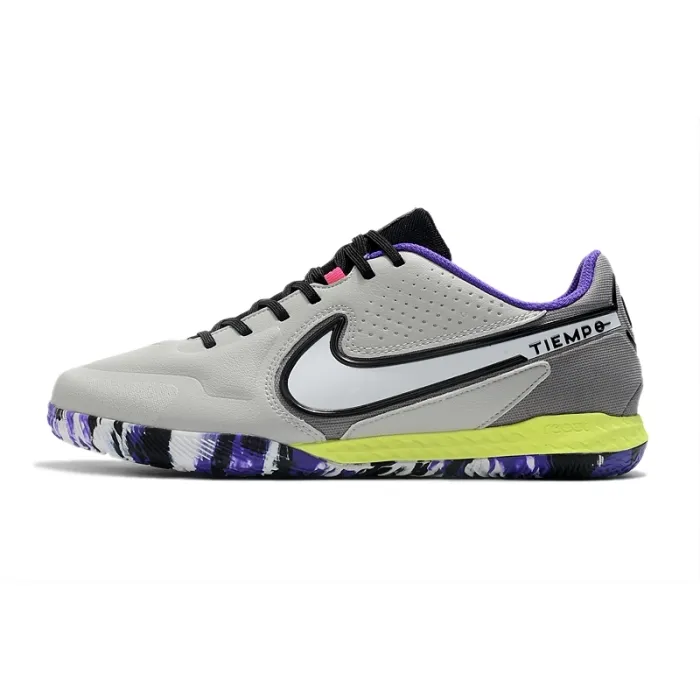 Nike Tiempo React Legend 9 Pro IC Smoke Grey White Volt