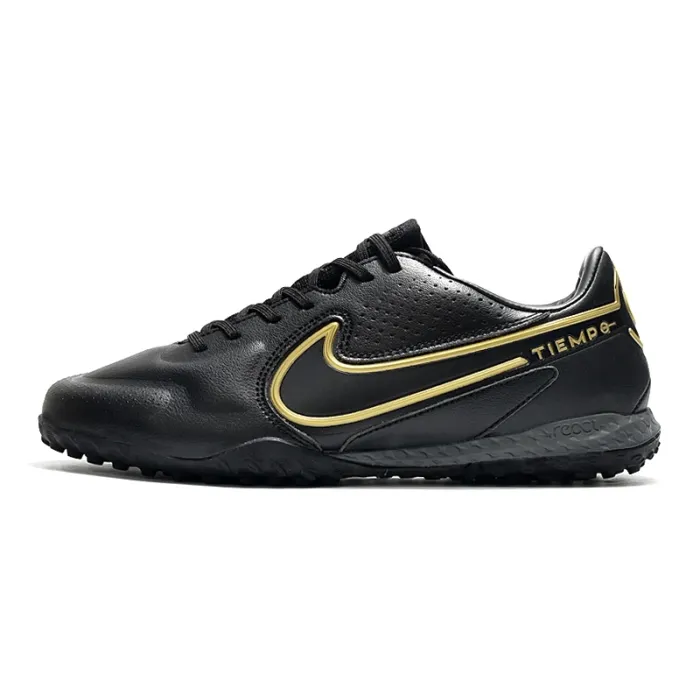 Nike Tiempo React Legend 9 Pro TF Shadow Black Metallic Dark Grey Anthracite