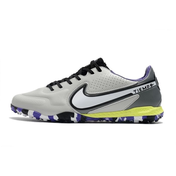 Nike Tiempo React Legend 9 Pro TF Smoke Grey White Volt