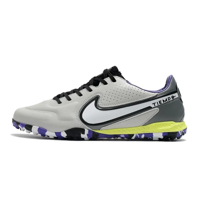 Nike Tiempo React Legend 9 Pro TF Smoke Grey White Volt
