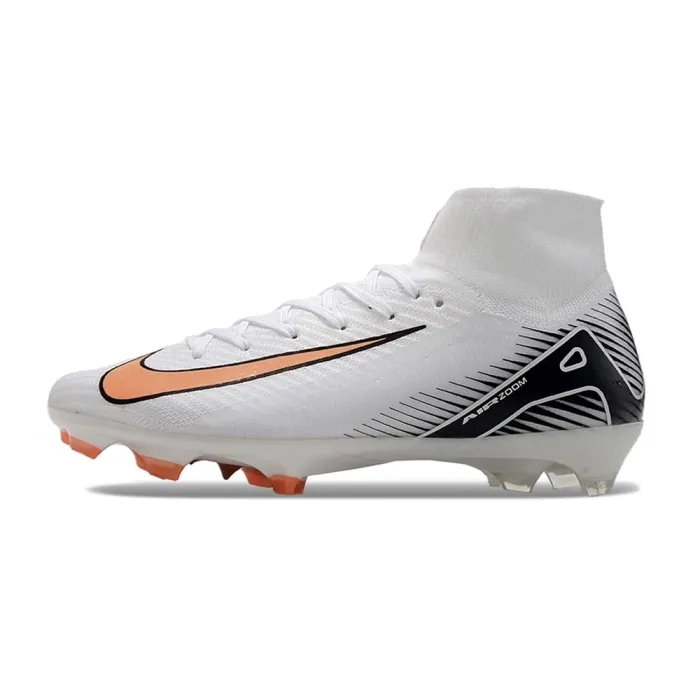 Nike Zoom Mercurial Superfly 10 Elite FG White Orange Black