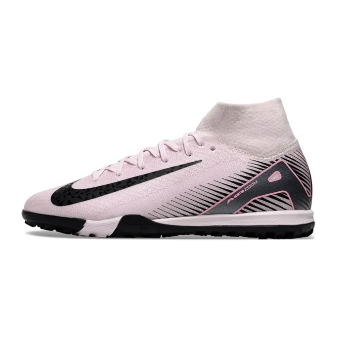 Nike Zoom Mercurial Superfly 10 Elite TF Pink and Black