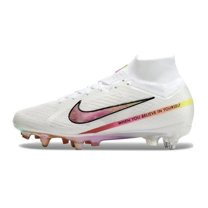 Nike Zoom Mercurial Superfly 9 Elite FG Marcus Rashford Signature Pack White Pink