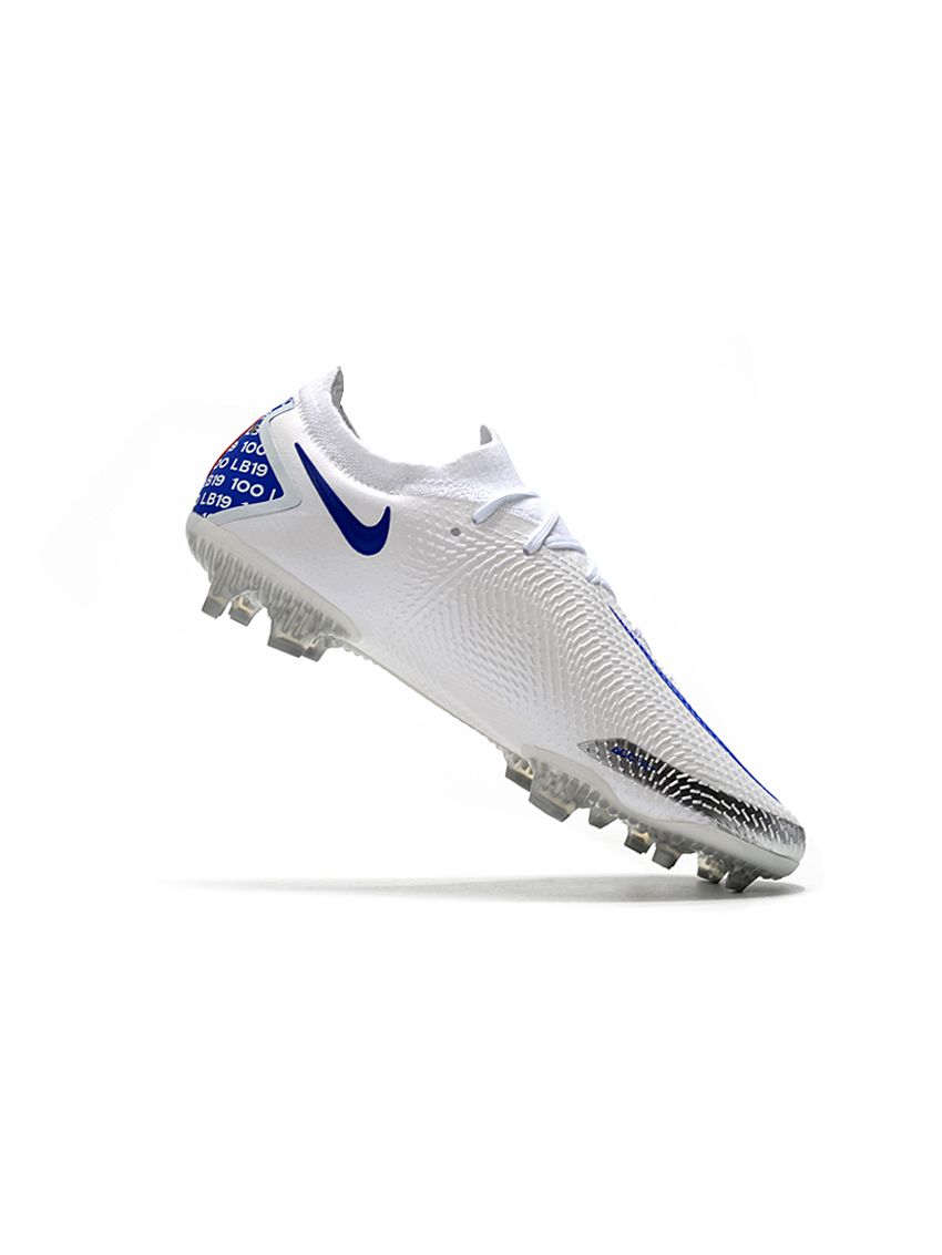 aplausos Rico puerta Nike Phantom GT Elite FG Soccer Cleats 'Bonucci' White Blue Silver
